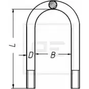 Стремянка рессоры PE AUTOMOTIVE MHTOQ 727369 D7 AZXC 045.070-00A