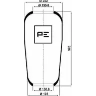 Пневмобаллон PE AUTOMOTIVE 1R1A-370-285 084.010-70A 1F 21 A Mercedes E-Class (S210) 2 Универсал 2.8 E 280 T (263) 204 л.с. 1996 – 2003