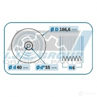 Шкив коленвала IJS GROUP 8435398501426 17-1139KIT 6BV 4T 4282007 - Изображение 2