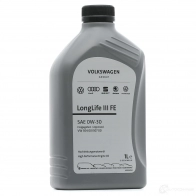 Оригинальное моторное масло LONGLIFE III FE 504,00 507,00 0W-30 - 1 л VAG 1437966341 HW PUMW3 GS55545M2