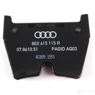 Тормозные колодки, дисковые, комплект VAG CM62 Y 23894088 8E0 698 151 Q - Изображение 3