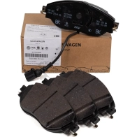 Оригинальные передние тормозные колодки + датчик GOLF 7 8 GTI/R A3 8V 8Y SQ2 Q3 F3 VAG 1439757520 0FWM I2 5Q0698151AJ - Изображение 1