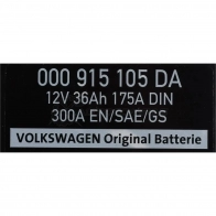 Оригинальный аккумулятор 12в 36Ач 175/300a VAG 23208620 000915105DA 46V P1 - Изображение 2