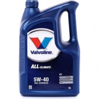 Моторное масло синтетическое ValvolineAll-Climate Motor Oil Diesel C3 SAE 5W-40- 5 л VALVOLINE Fiat Punto Evo (199) 3 Хэтчбек 1.4 75 л.с. 2009 – 2012 8SYN FV 872277