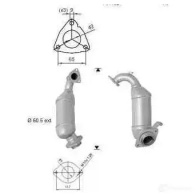 Катализатор VEGAZ tk844 1437919943 P SCLQQ - Изображение 2