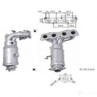 Катализатор VEGAZ AXS0 B 1437921138 tk842 - Изображение 2