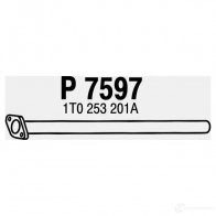 Выхлопная труба глушителя VEGAZ 1437873912 vr281 T XM20