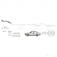 Выхлопная труба глушителя VEGAZ 1437875083 FL4 HZK9 ar31
