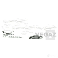 Выхлопная труба глушителя VEGAZ 1437924740 VFQ 3RD mr39