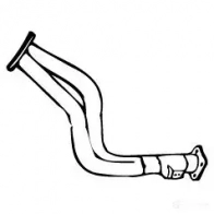 Выхлопная труба глушителя