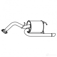 Задний глушитель VEGAZ ts435erns 1437855268 DEHT2X 0