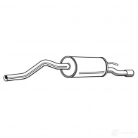 Задний глушитель VEGAZ X58PB0 T 1437901393 rs501