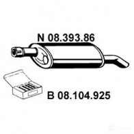 Задний глушитель VEGAZ 1437856033 os299eber B1EZ G5O