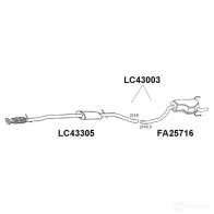 Задний глушитель VEGAZ 1437858626 ls122 XX YVB