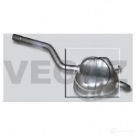 Задний глушитель VEGAZ sks123ima 1437859792 VAOR7 0B