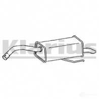 Задний глушитель VEGAZ MTL RWD 1437854696 rs438
