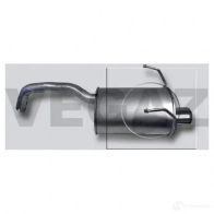 Задний глушитель VEGAZ 1437897911 J9IFMU T fts371