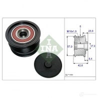 Шкив генератора обгонный INA 1782582 4005108599148 535019010 VI CTJ