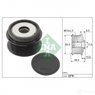 Обгонная муфта генератора INA 535031910 0OP M16G 1436768091