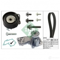 Комплект ремня грм с водяным насосом INA XP1T UEJ 4005108841223 1780462 530049530 - Изображение 6
