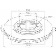 Тормозной диск PE AUTOMOTIVE CHCPX BS 7090 256.041-00A 784966