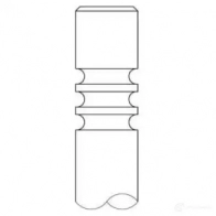 Выпускной клапан INTERVALVES 2764239 Peugeot 405 2 (4B) Седан 2.0 121 л.с. 1992 – 1995 7562127642394 E27M 85