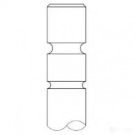 Выпускной клапан INTERVALVES 1650236 DWX XV 807845994 7562116502364