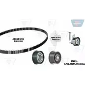 Водяной насос, помпа + комплект зубчатого ремня OPTIBELT KT 1207 W1 WP1016 KT 1207 Opel Corsa (C) 3 Хэтчбек 1.4 (F08. F68) 90 л.с. 2000 – 2009