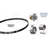 Водяной насос, помпа + комплект зубчатого ремня OPTIBELT K T1232 Audi A4 (B6) 2 Седан 1.8 T Quattro 150 л.с. 2000 – 2002 WP1019 KT 1232 W1