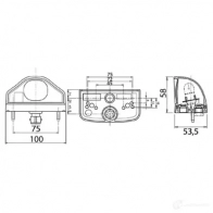 Фонарь подсветки номера VIGNAL MAZ0 C 1437905785 d10502 - Изображение 2