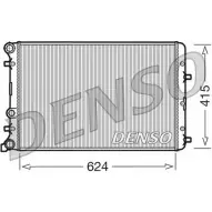 Радиатор охлаждения двигателя DENSO 8717613470305 DRM27003 807732 5TF1Z MC