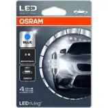 Лампа светодиодная C5W LEDRIVING STANDART 0.5 Вт 12 В 6000K OSRAM 4052899358133 Volvo S60 1 (384) Седан 2.4 D 126 л.с. 2005 – 2010 6431BL01B GE6 OXUU