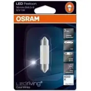 Лампа светодиодная C5W LEDRIVING SL 0.5 Вт 12 В 6000K OSRAM 4052899333338 Kia ProCeed (ED) 1 Хэтчбек 1.6 CRDi 115 115 л.с. 2008 – 2012 6436CW01B Z199DY G