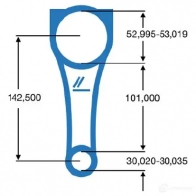 Шатун IPSA IAR FAXZ co007600 1437455551 - Изображение 2