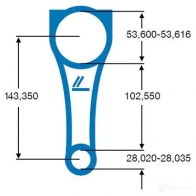 Шатун IPSA 5 LXXE co007800 1438033634 - Изображение 2