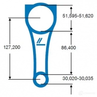 Шатун IPSA co006900 1438033640 TO5E0 YH - Изображение 2