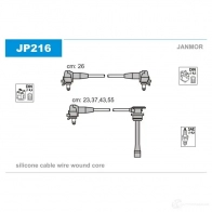 Высоковольтные провода зажигания, комплект JANMOR GNSUM A 5902925012425 Toyota Previa (XR10, XR20) 1 1990 – 2000 jp216