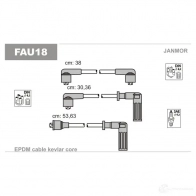 Высоковольтные провода зажигания, комплект JANMOR 5902925007568 Fiat Y9RA 7 fau18