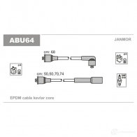 Высоковольтные провода зажигания, комплект JANMOR 5902925014672 XCV5 QE abu64 2816823