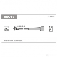 Высоковольтные провода зажигания, комплект JANMOR Renault Laguna 1 (B56, K56) 1994 – 2001 VSY8P L 5902925013569 rbu15