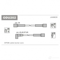 Высоковольтные провода зажигания, комплект JANMOR odu202 D429 JZT 5902925014924 2818411