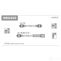 Высоковольтные провода зажигания, комплект JANMOR 5902925015389 QU SNAB odu225 2818434