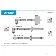 Высоковольтные провода зажигания, комплект JANMOR 5902925020147 2816879 afs80 3439 E