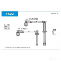 Высоковольтные провода зажигания, комплект JANMOR 2817264 5902925012180 fs22 8Q XZEHL