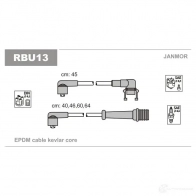 Высоковольтные провода зажигания, комплект JANMOR rbu13 Renault Trafic 5902925013545 C9WCH 0A