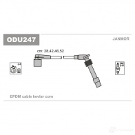 Высоковольтные провода зажигания, комплект JANMOR 2818456 odu247 5902925016782 EKFH6S F - Изображение 6