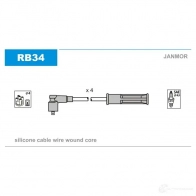 Высоковольтные провода зажигания, комплект JANMOR MU R9LFD Renault 5902925021038 rb34