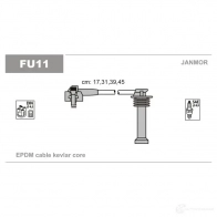 Высоковольтные провода зажигания, комплект JANMOR Q G5KL5 Ford Mondeo 1 (FD, BNP) Универсал 1.8 i 16V 4x4 115 л.с. 1993 – 1996 fu11 5902925009043