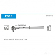 Высоковольтные провода зажигания, комплект JANMOR NZF4 R 2817255 5902925004000 fs13
