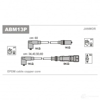 Высоковольтные провода зажигания, комплект JANMOR 5902925013897 2816625 abm13p 4 XURJNR